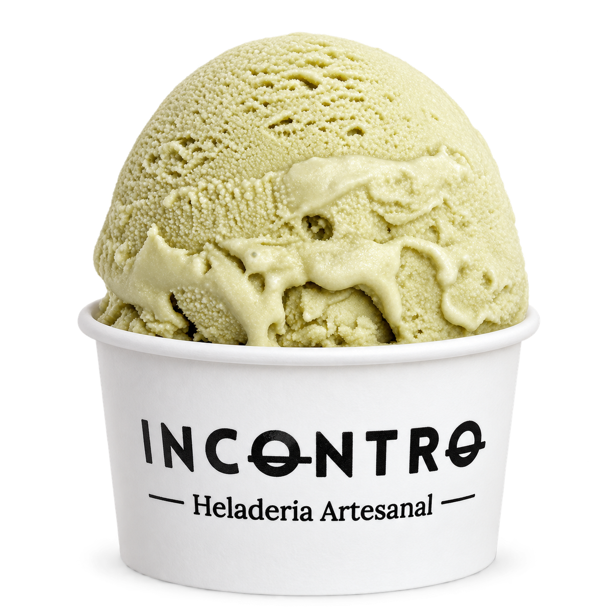 Gelato de pistacho en vaso Incontro