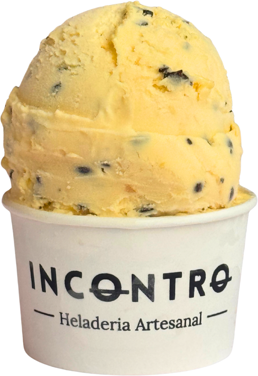 Helado sabor Maracuyá en vaso Incontro